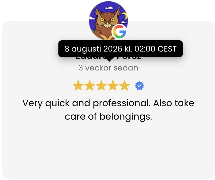 Google-recension från kund 2
