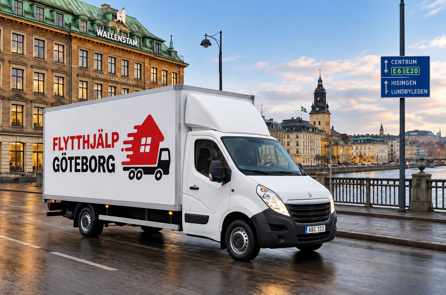 Flytthjälp Göteborg under en flytt